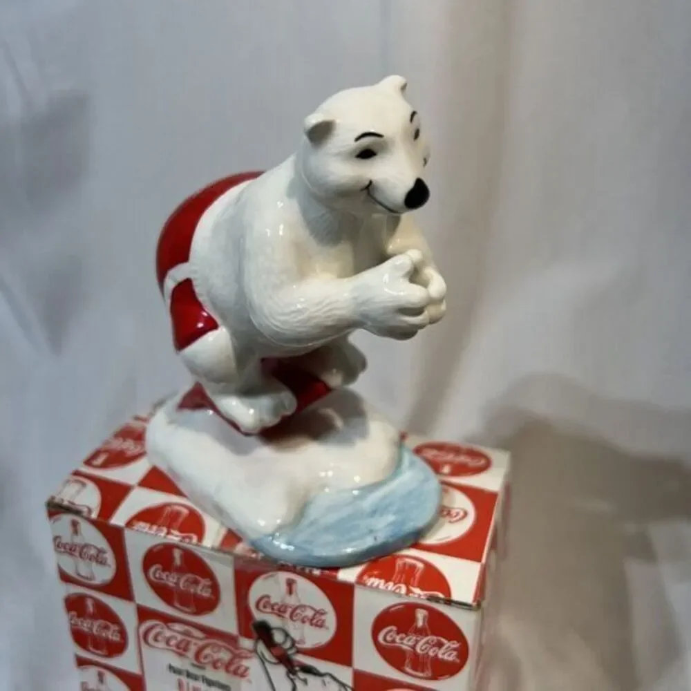 Coca Cola Polar Bear‎ Figurine Always Diving 1996